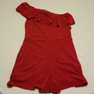 Express Red Romper